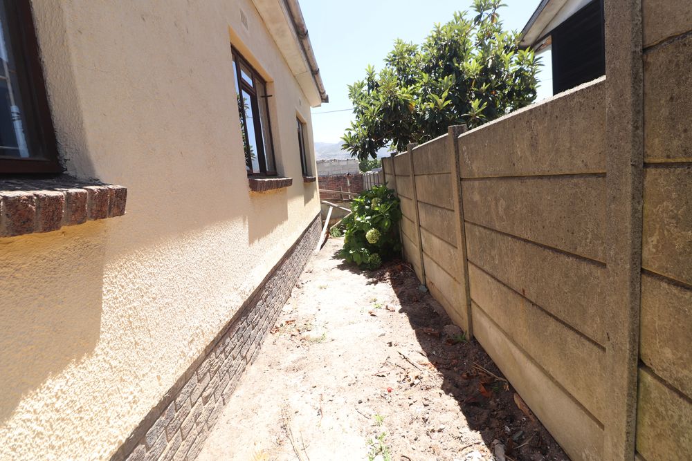 Side view of property