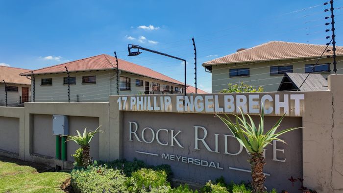 For Sale: Meyersdal Townhouse with pool, 2 beds, 2 baths, secure living.