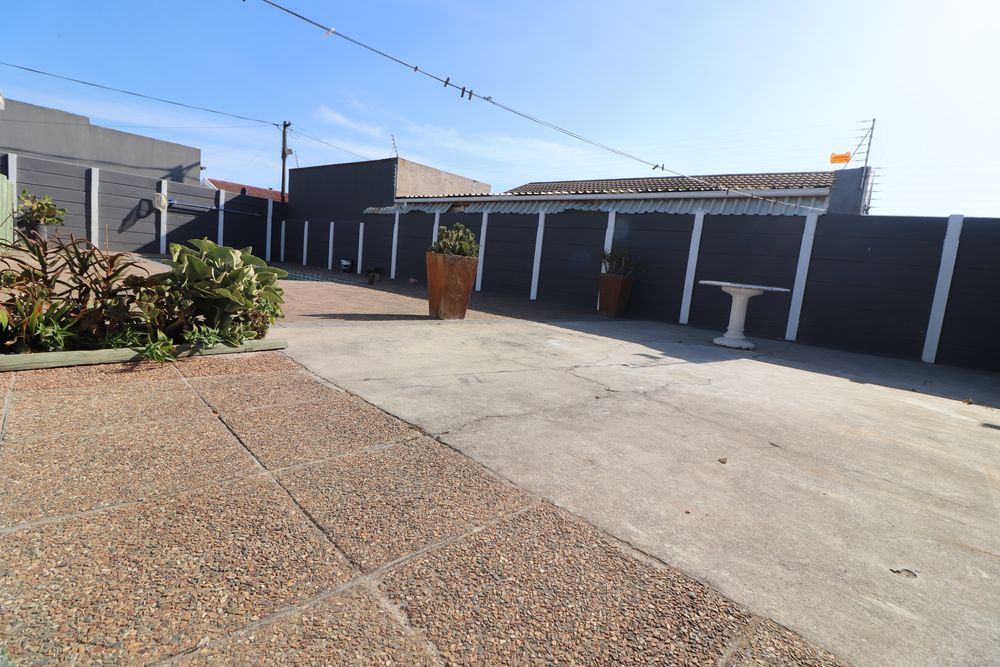 Backyard of the property