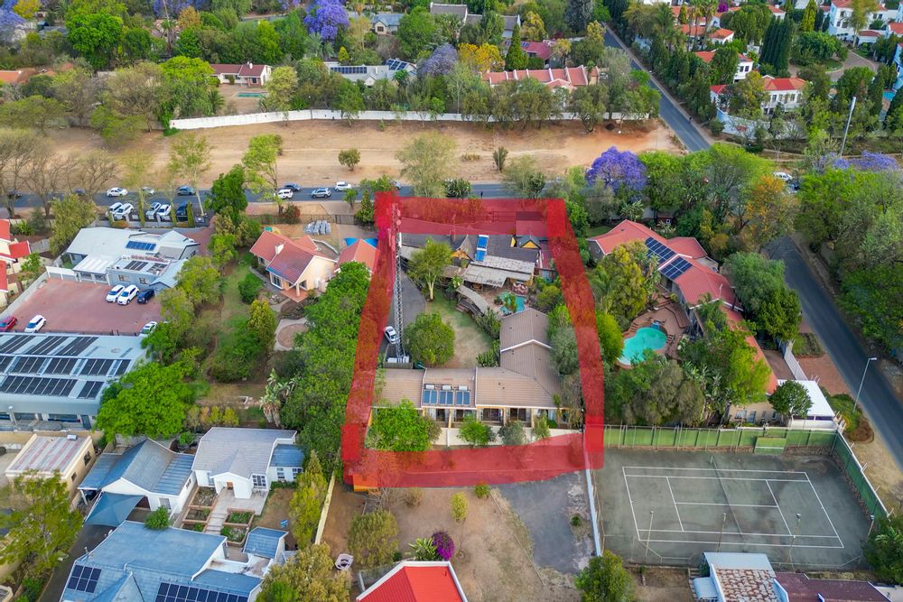 Back view full property