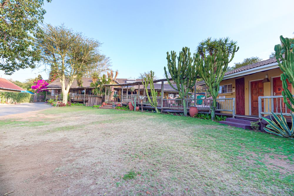 Outside area and parking space