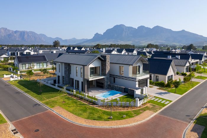 For Sale: House in Val De Vie Estate with pool, patio, and vineyard views.