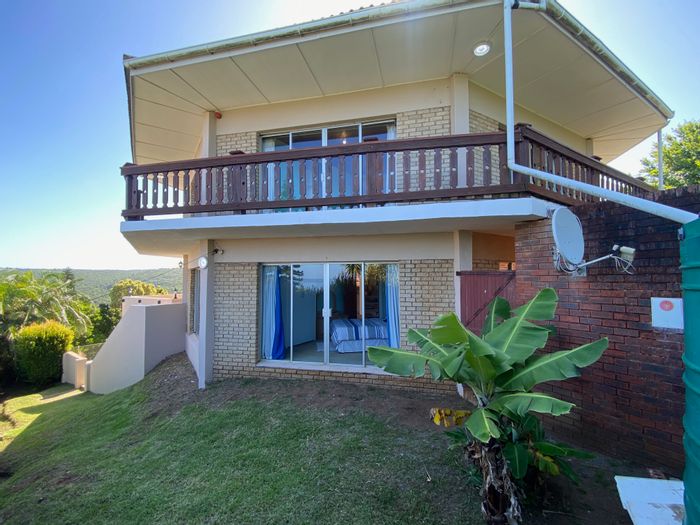 Unique octagonal house in Cintsa East with balconies, pool, and inverter system. For Sale.