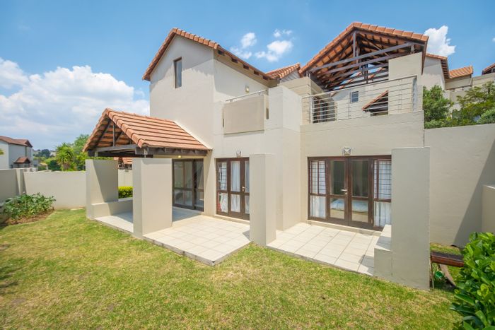 For Sale: Fourways Townhouse with garden, pools, tennis court, and secure estate.