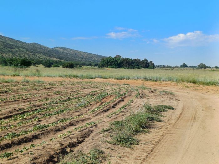 Hekpoort Farm For Sale: 78 Hectares, sand resource, boreholes, mountain views.