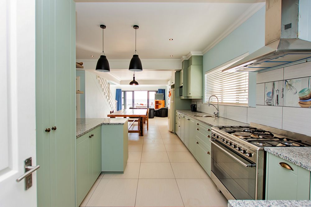 Kitchen with ample cupboards