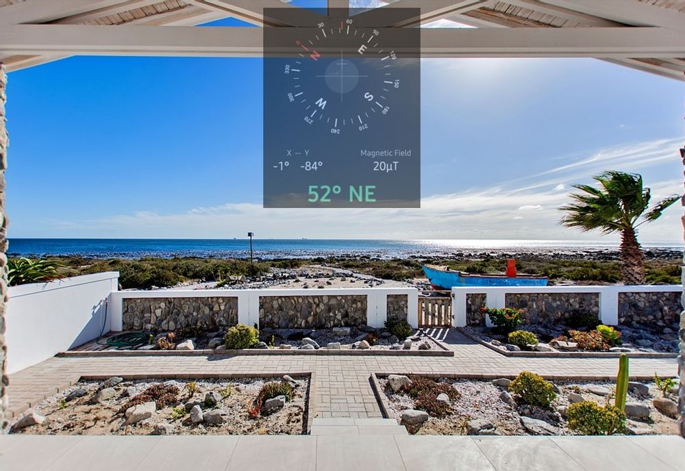 Areas facing towards the sea is North Easterly