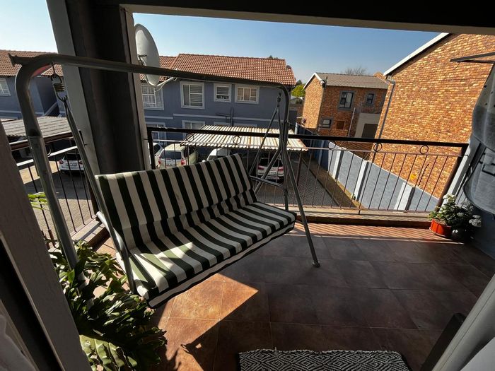 2-Bedroom Apartment For Sale in Denneoord with balcony, playground, and secure access.