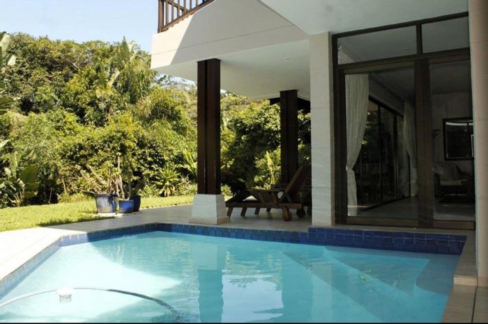 Zimbali House For Sale: 3 bedrooms, pool, covered patios, sea views.