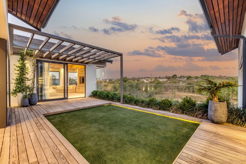 View from upstairs deck