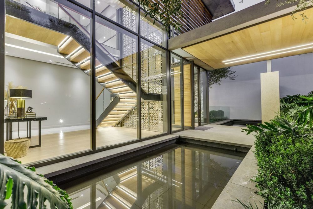 Front entrance to the home