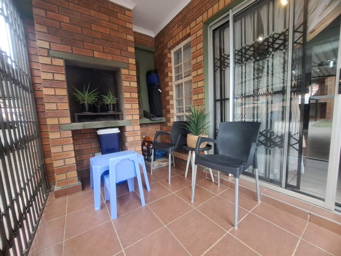 For Sale: 3-Bedroom Apartment in Waterval East with Patio and Built-in Braai.
