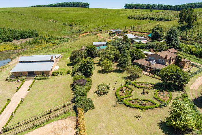 Lions River Farm For Sale: Wedding venue, multiple homes, dams, and sheep included.