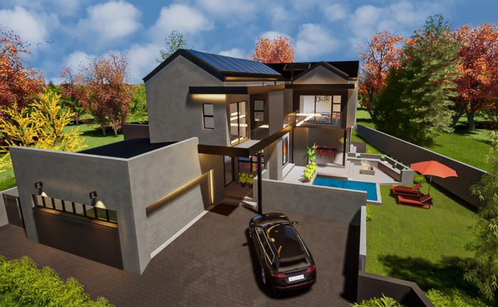 For Sale: House in Fountainbrook Estate with pool, patio, and en-suite bedrooms.