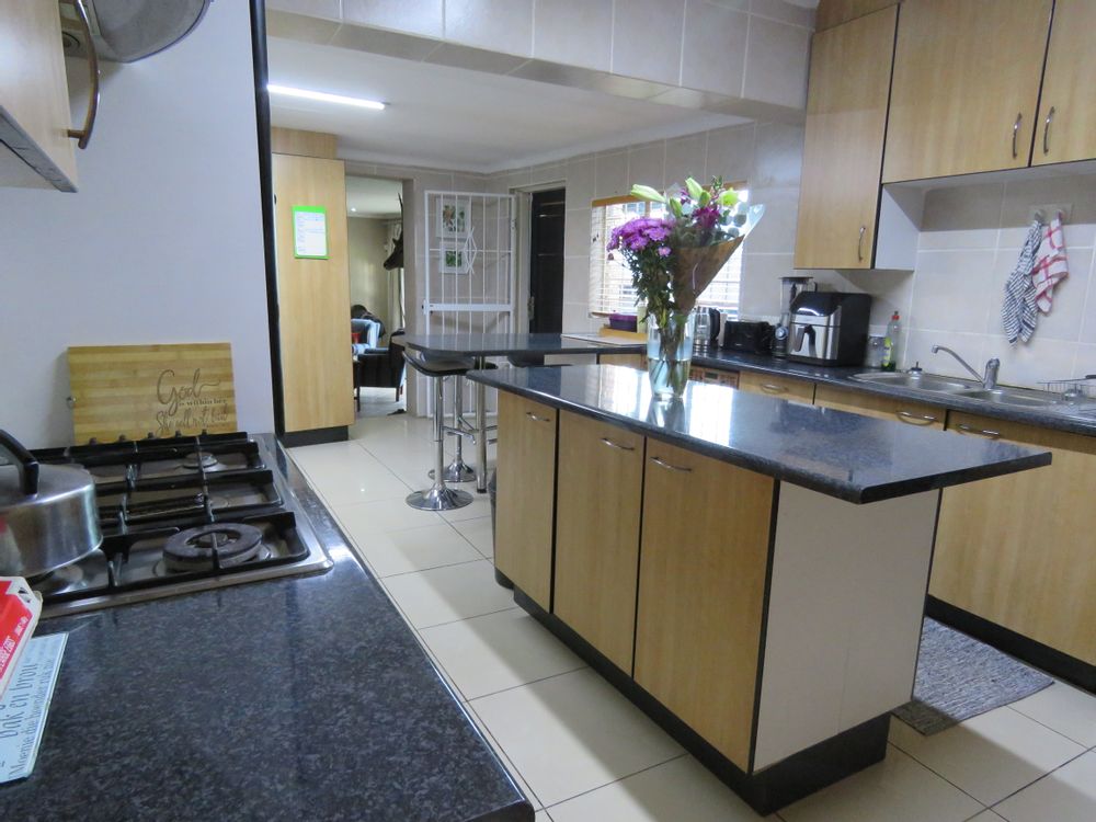 Kitchen leading in from Study