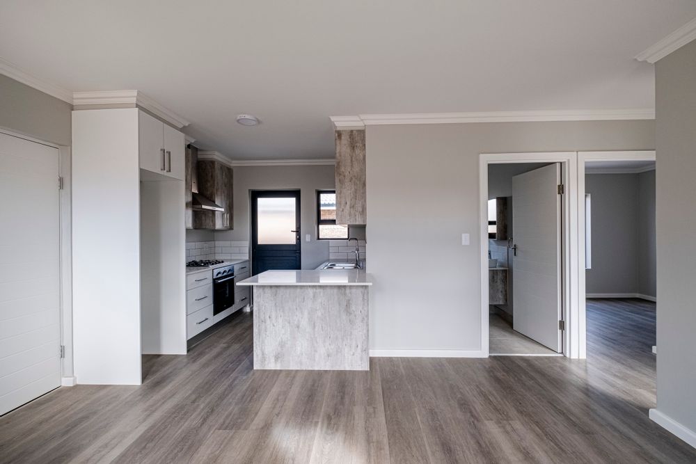 Open living/dining/kitchen