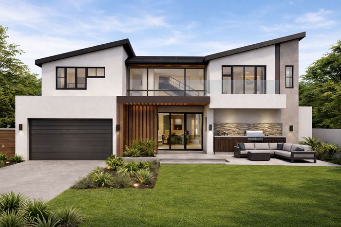 Custom-built house in Fountainbrook Estate with project management and tailored finishes. For Sale.