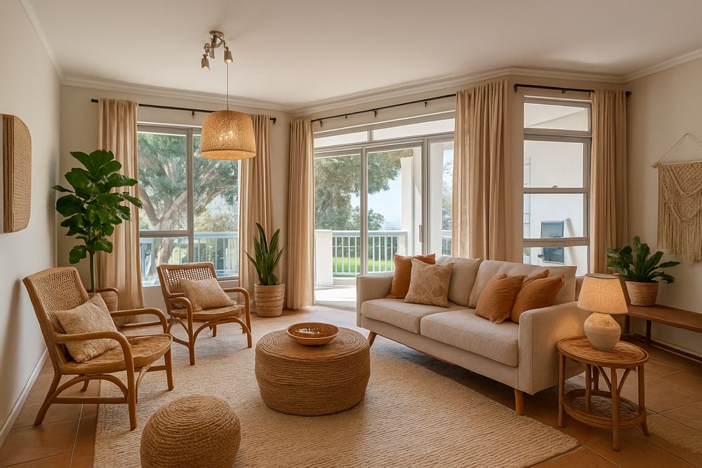 virtual staging of living room