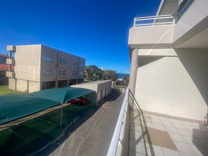 1-Bedroom Apartment in Uvongo Square with Side Sea View, For Sale.