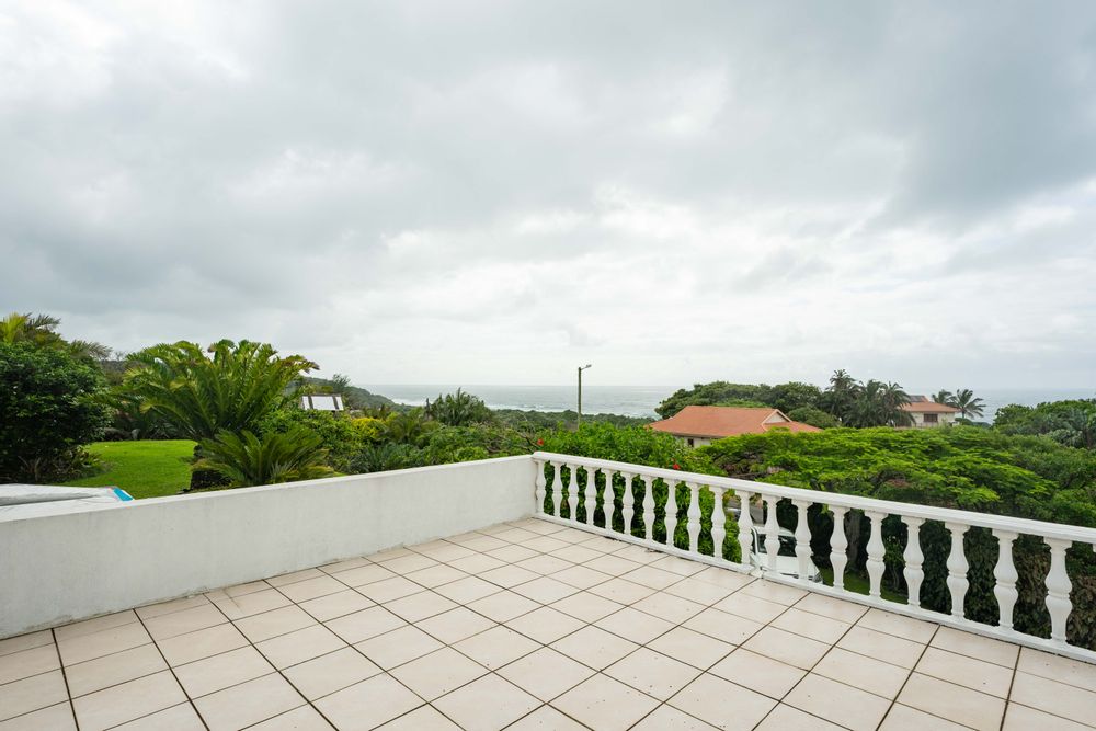 view from study onto balcony