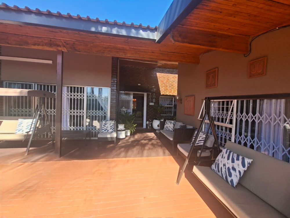 Patio and front door