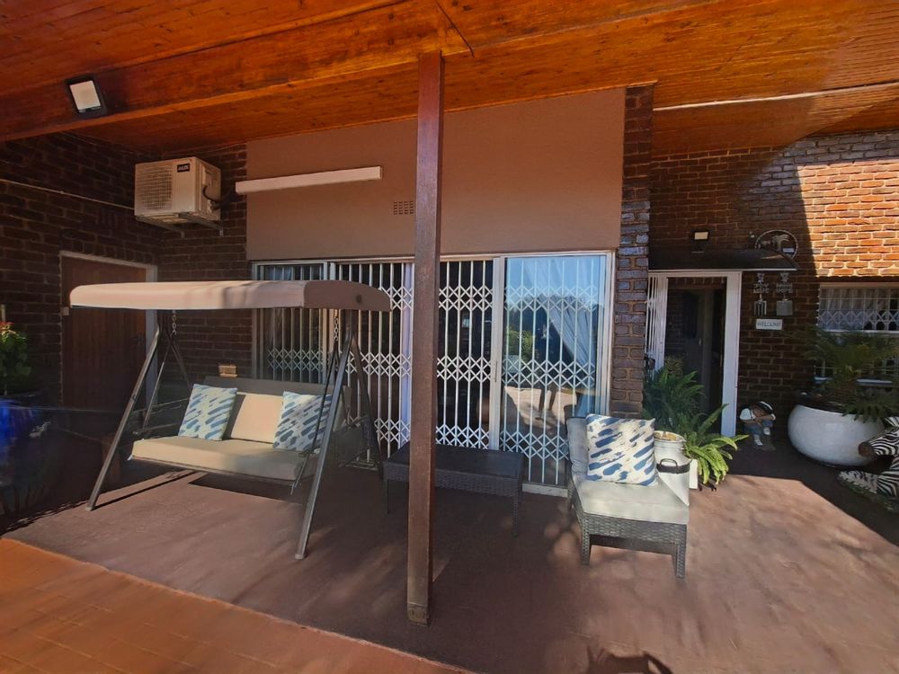 Patio and front door