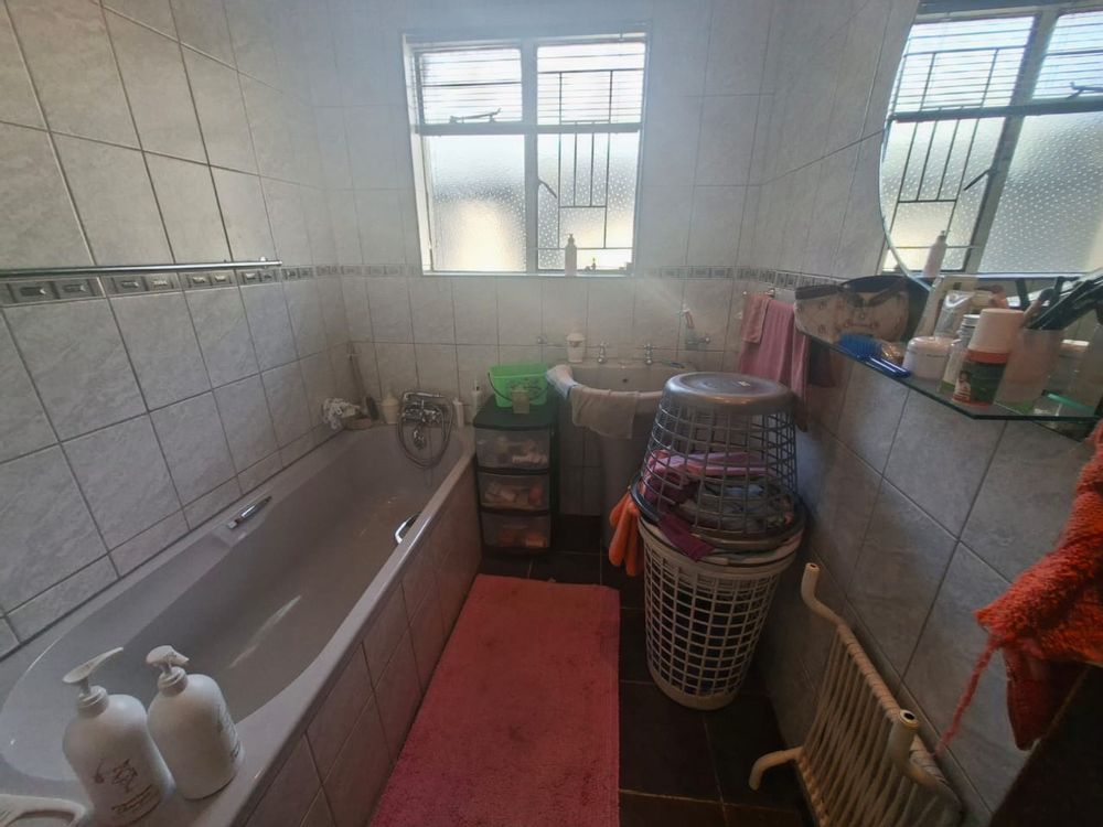 First bathroom with bath