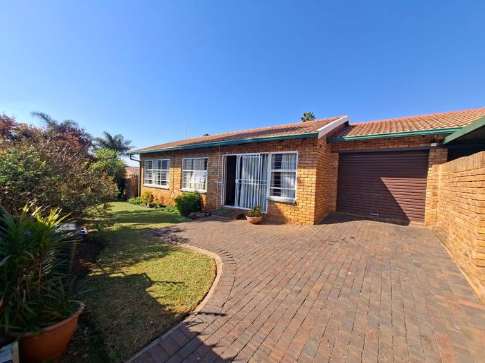 For Sale: 3-Bedroom Townhouse in Rangeview with private garden and garage access.