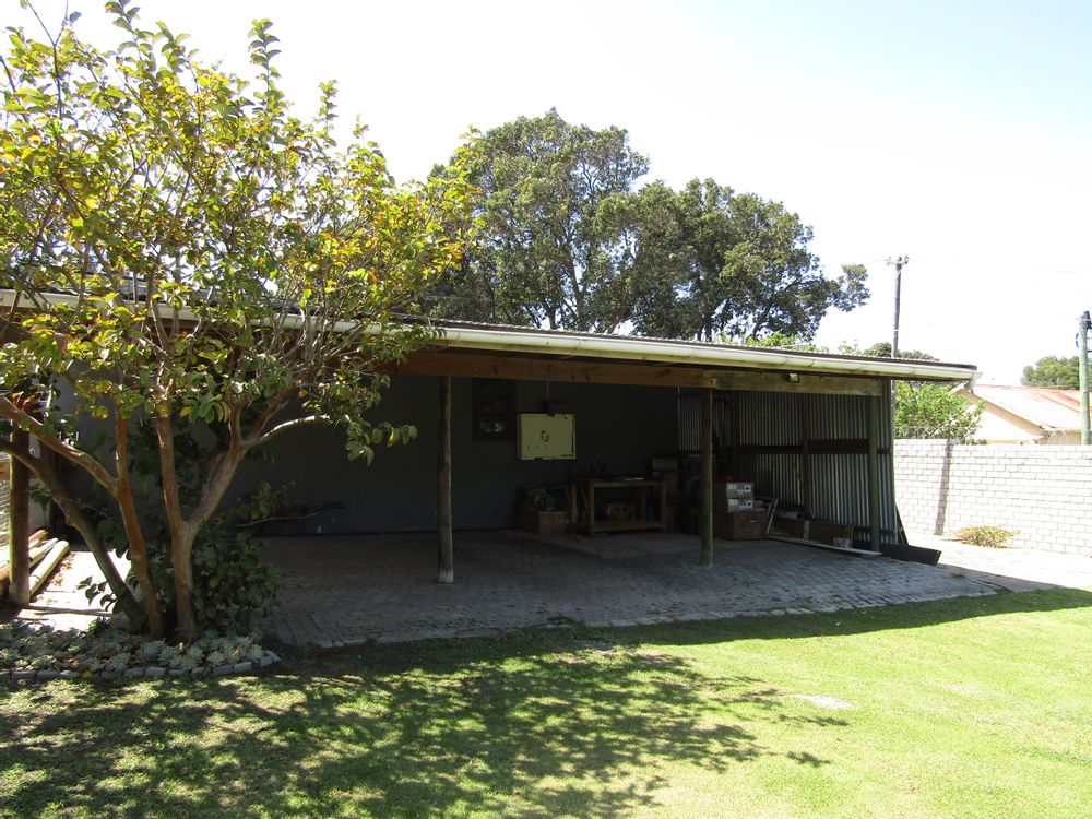 Carport at back of garage