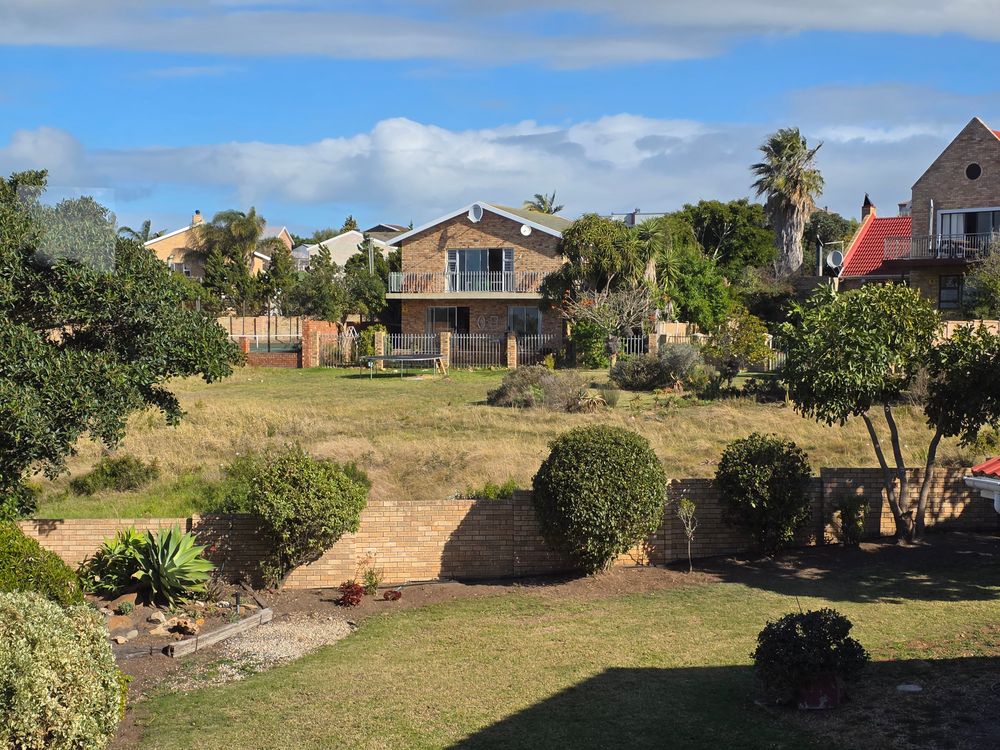Back garden on green belt