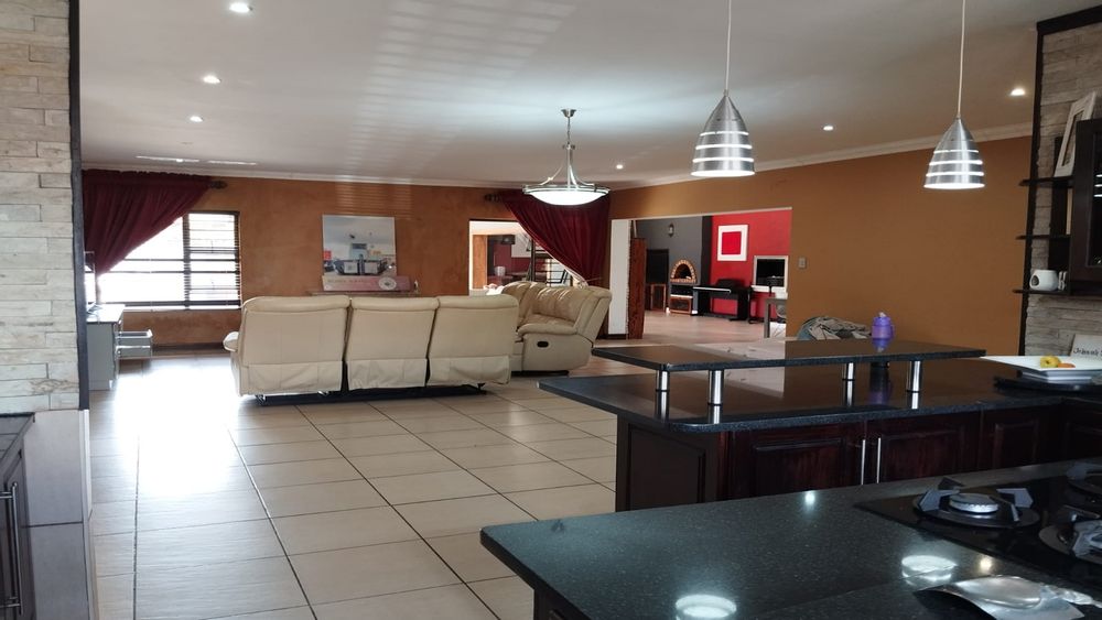 Open plan living area