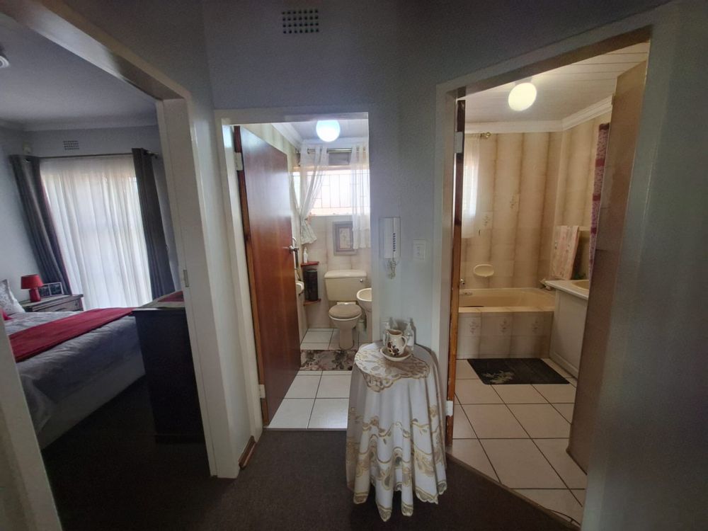 Bathroom with separate toilet