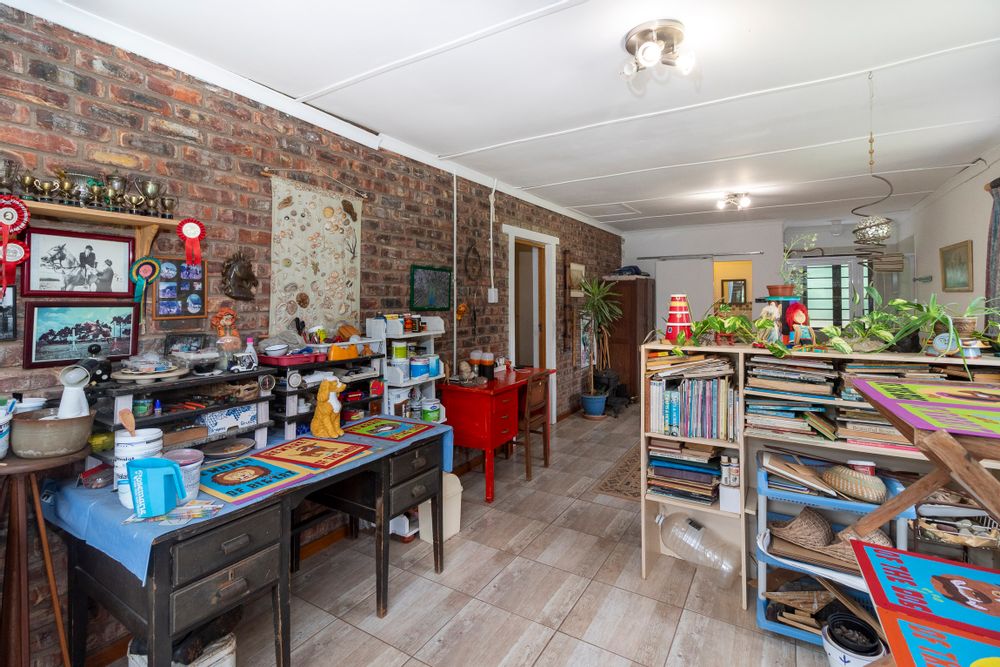 Part of the main presently serves as an art studio