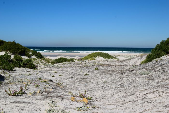 Vacant Land Residential in Struisbaai Central For Sale: Beachfront plot with sea views.
