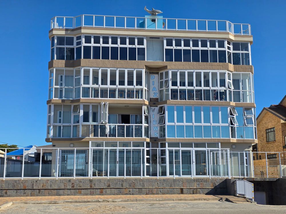 Apartment block face view