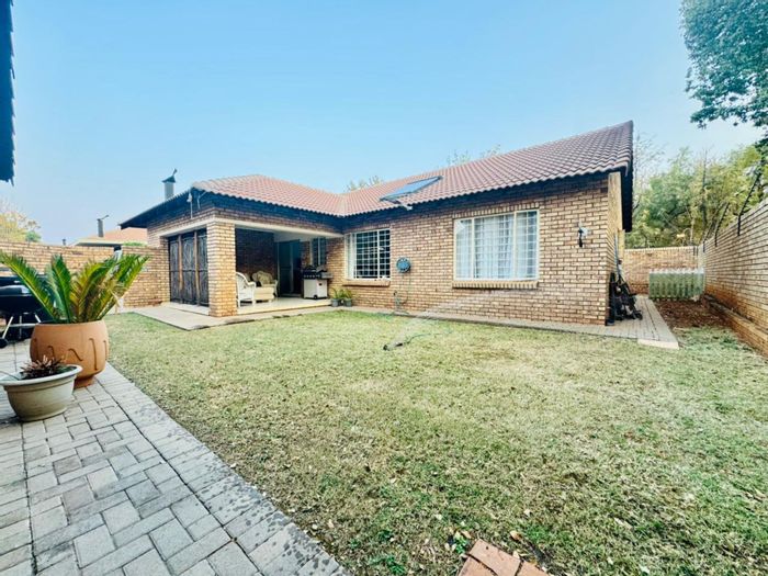 For Sale: 3-Bedroom Townhouse in Montana with patio, garden, and solar geyser.