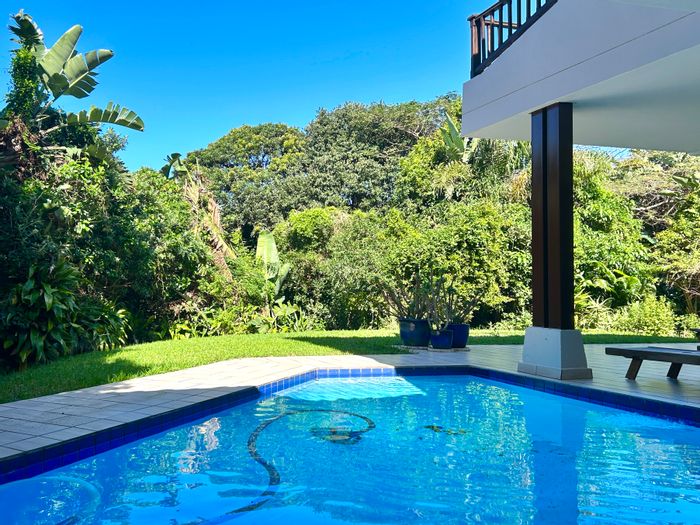 Zimbali House For Sale: 3 bedrooms, pool, outdoor entertainment, ocean views.