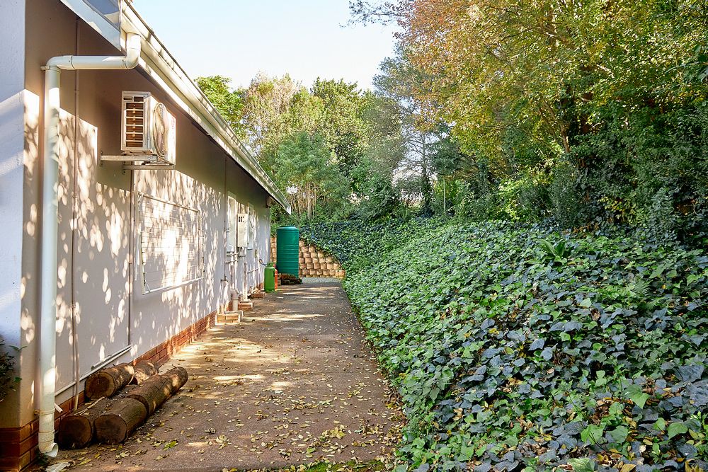 Along the side of the unit .