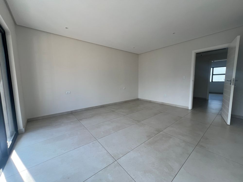 Main bedroom has a balcony