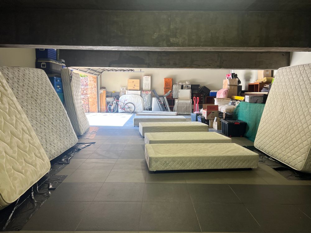 Entrance into the underground garage