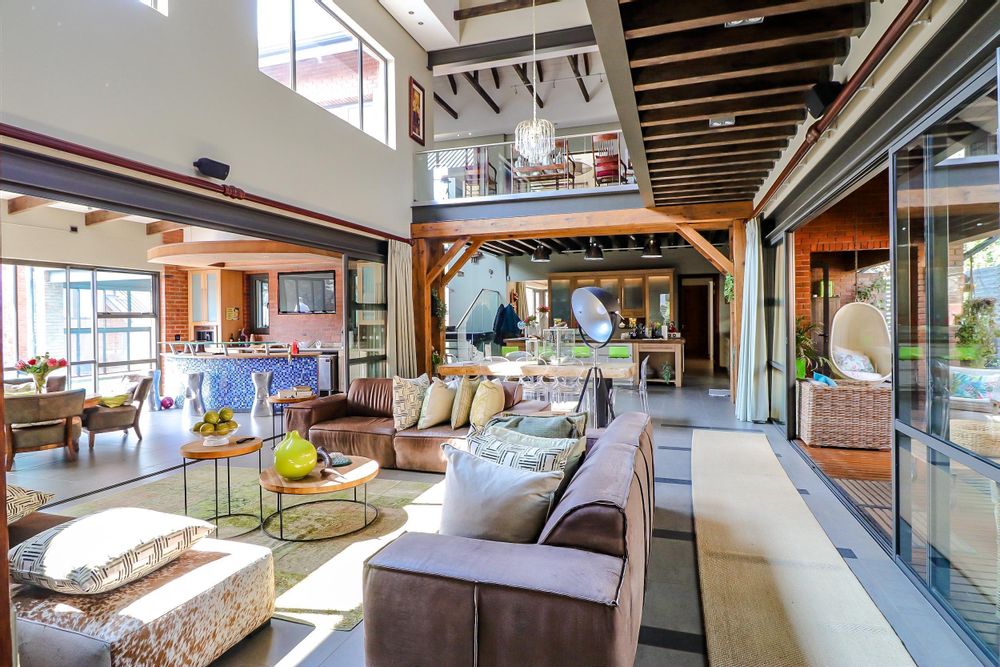 Barn style living area