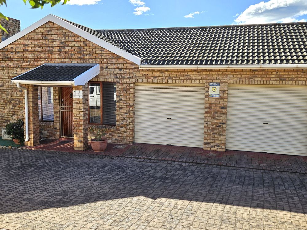 Entrance & double garage
