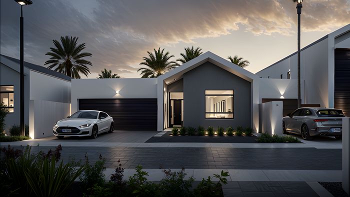 Haasendal House For Sale: 3 bedrooms, garden, built-in braai, no transfer duty.