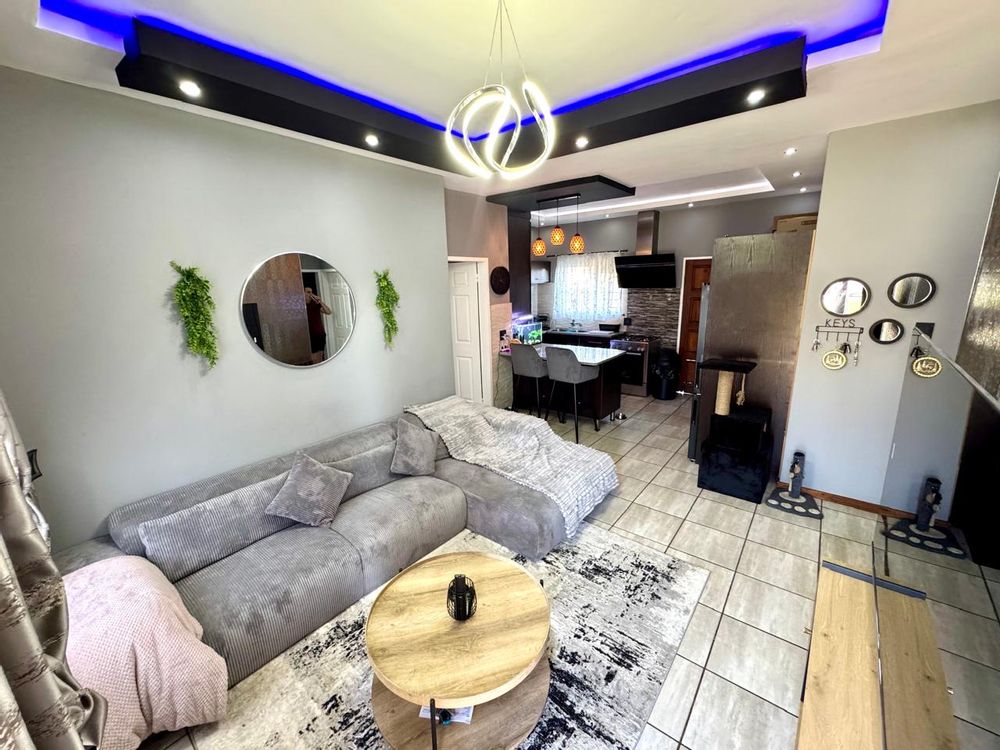 Open plan living area