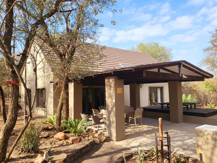 For Sale: House in Marloth Park Central with pool, staff quarters, and wildlife views.
