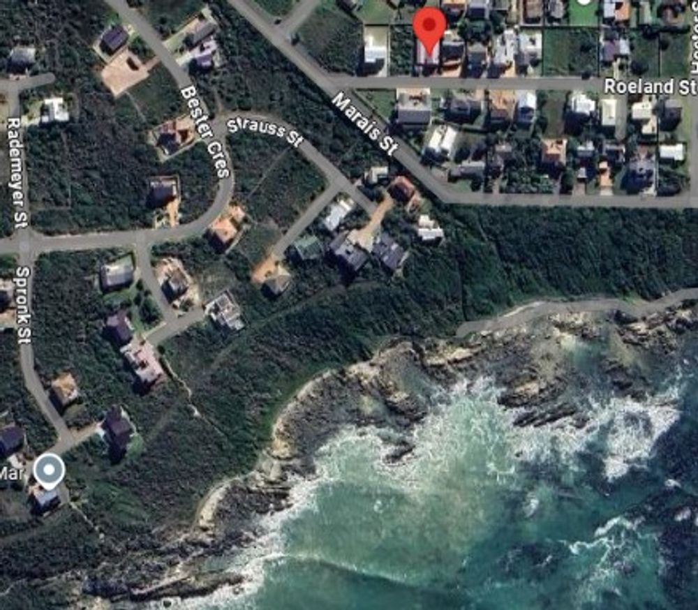 Two houses away from the ocean