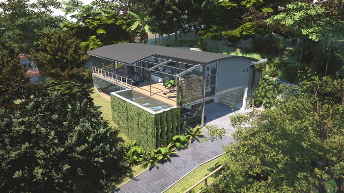 Vacant Land Residential in Sheffield Beach with approved plans for a two-level home.