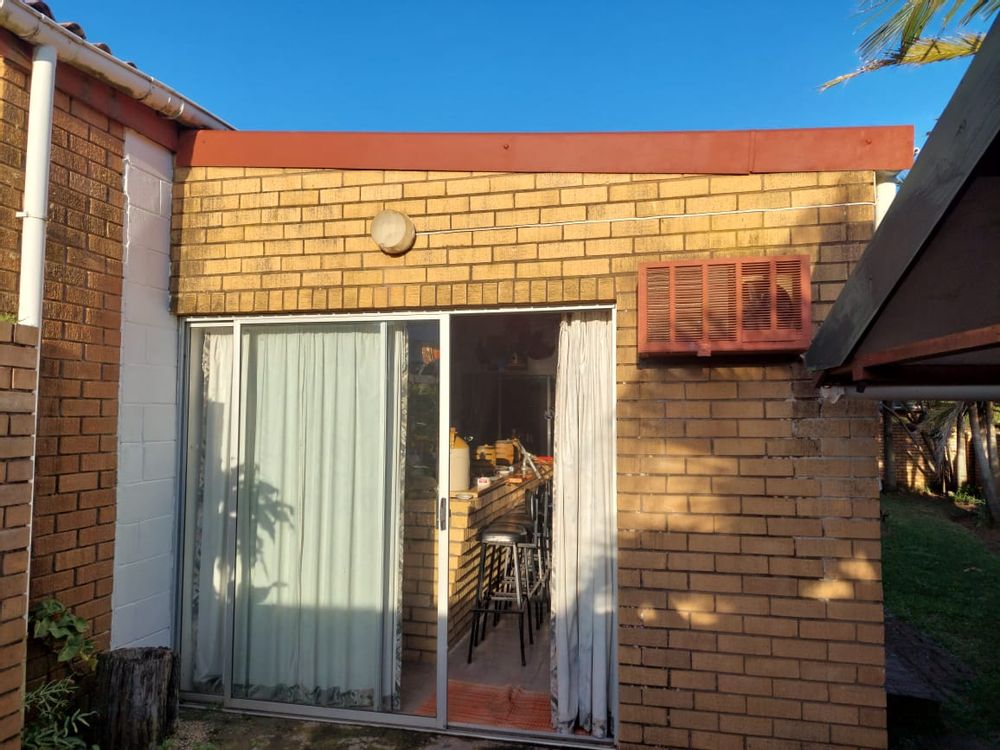 sliding doors off the bar area