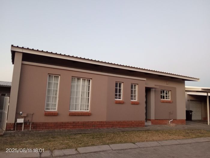 3-Bedroom Townhouse To Rent in Waterval East with patio, garage, and security estate.