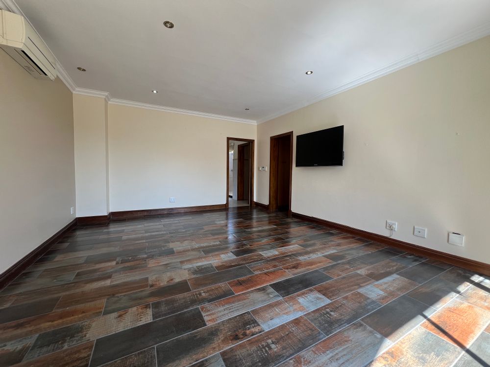 Large main bedroom has en suite and dressing room